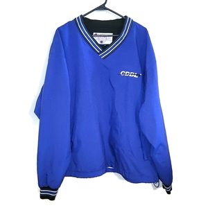 Champion Men's Vintage Blue Windbreaker Pullover Jacket 3X